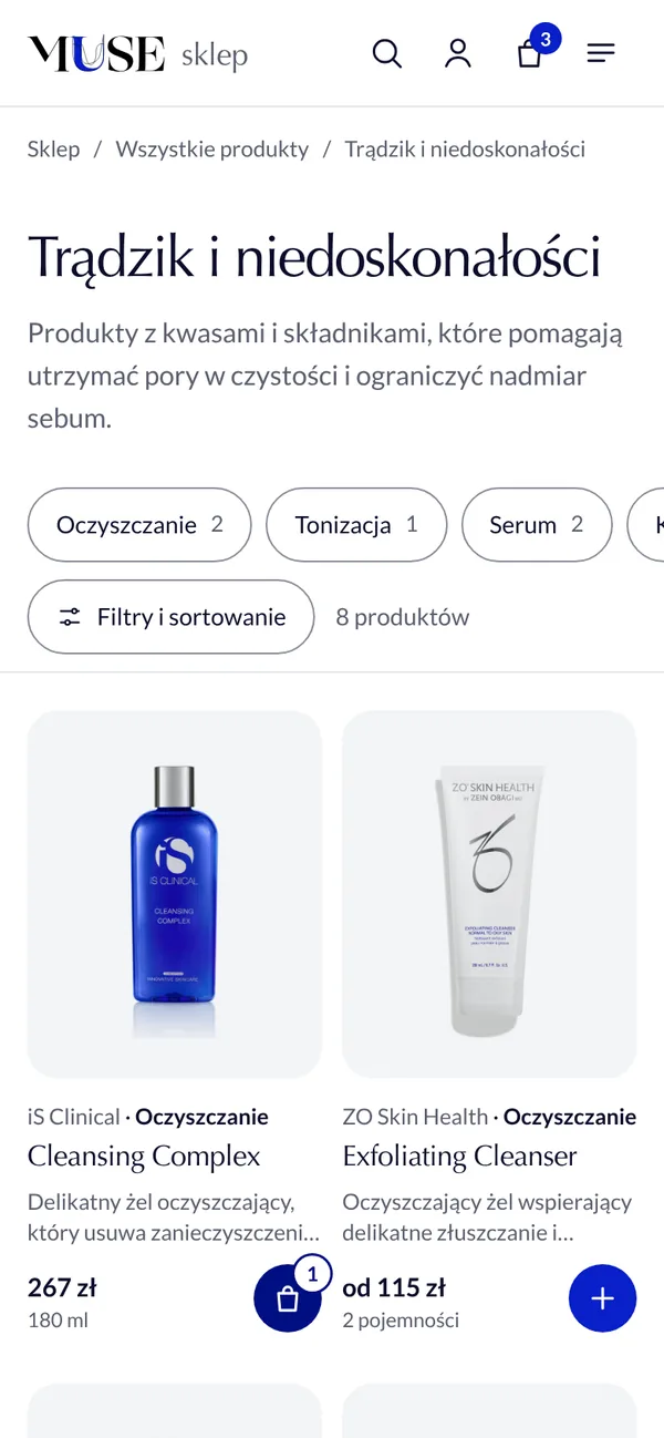 Каталог за проблемами шкіри · Телефон